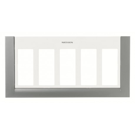 Niessen 2CLA117500T1401 Placa caja/zocalo 5 columnas TT